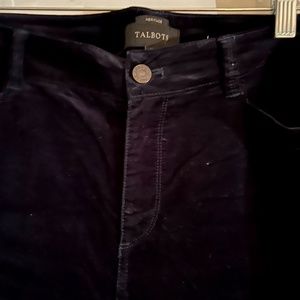 Talbots | heritage corduroy navy pants | size 10